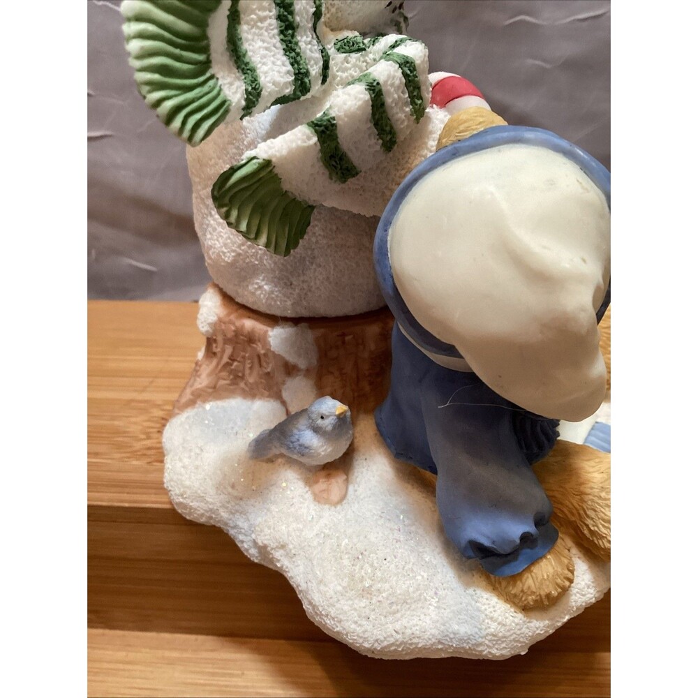 Cherished Teddies Mitch Christmas Figurine “Friendship Never Melts Away” Vintage - Picture 7 of 10